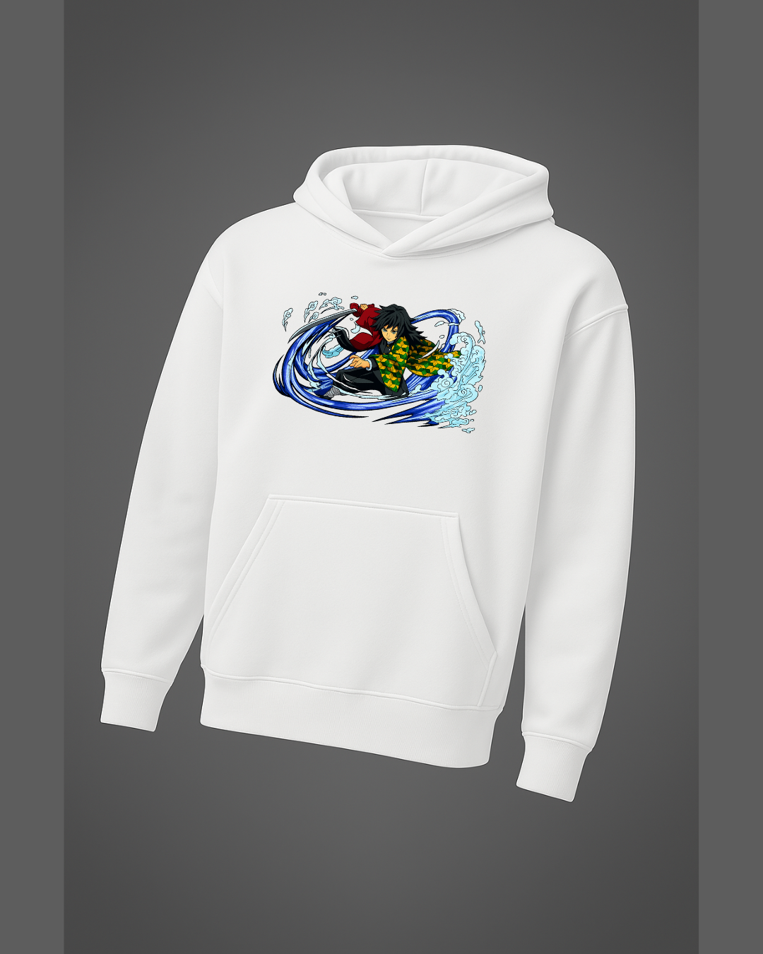 Giyu Tomioka Edition White Hoodie