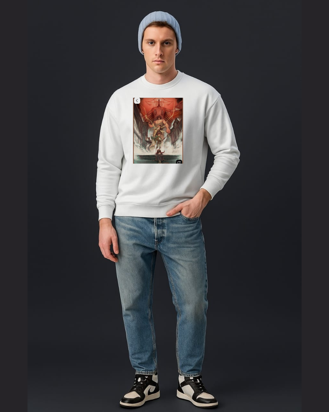 Attack on Titan Survey Corps vs War Hammer Sweatshirt