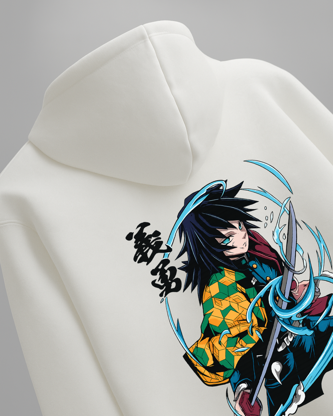 Giyu Tomioka Water Hashira Dynamic Oversized Hoodie