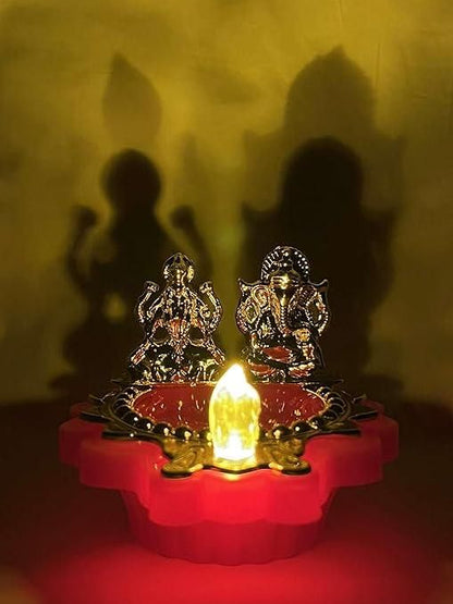 Water Laxmi Ganesh Diya Pack of 2