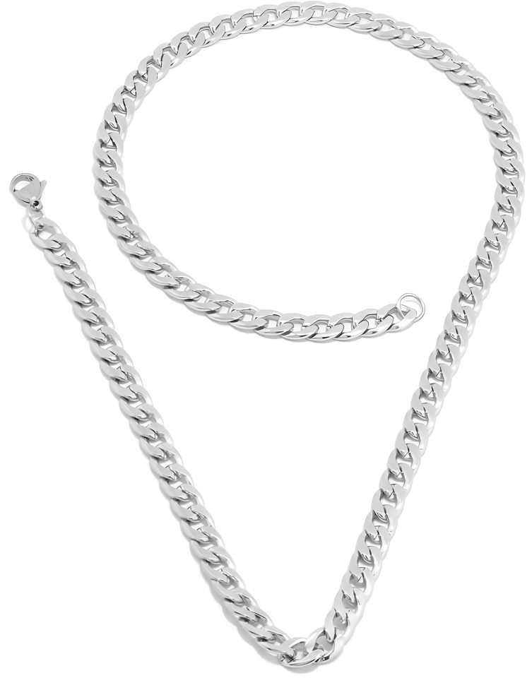 Delicate Men's Silver Plated Chain