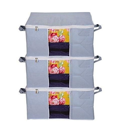 Storage Organizer- Solid Non Woven Storage Organizer (Set of 3)