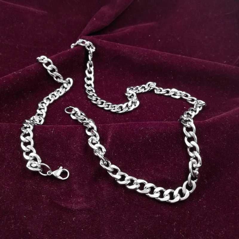 Delicate Men's Silver Plated Chain