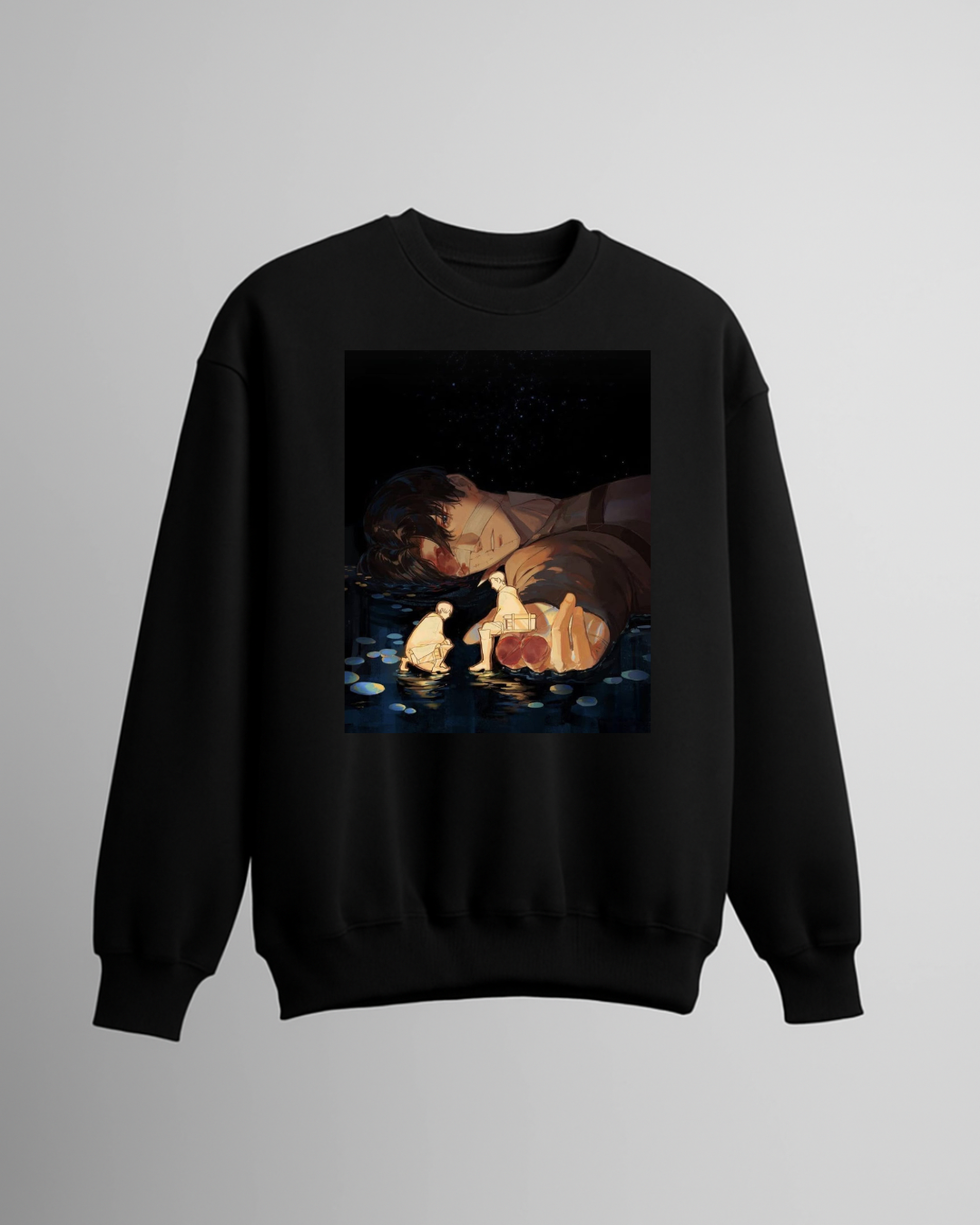 Levi Ackerman's Memory V-Neck Sweatshirt | Attack on Titan Emotional Art