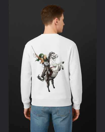 Erwin Smith Commander Portrait Sweatshirt | Attack on Titan Survey Corps