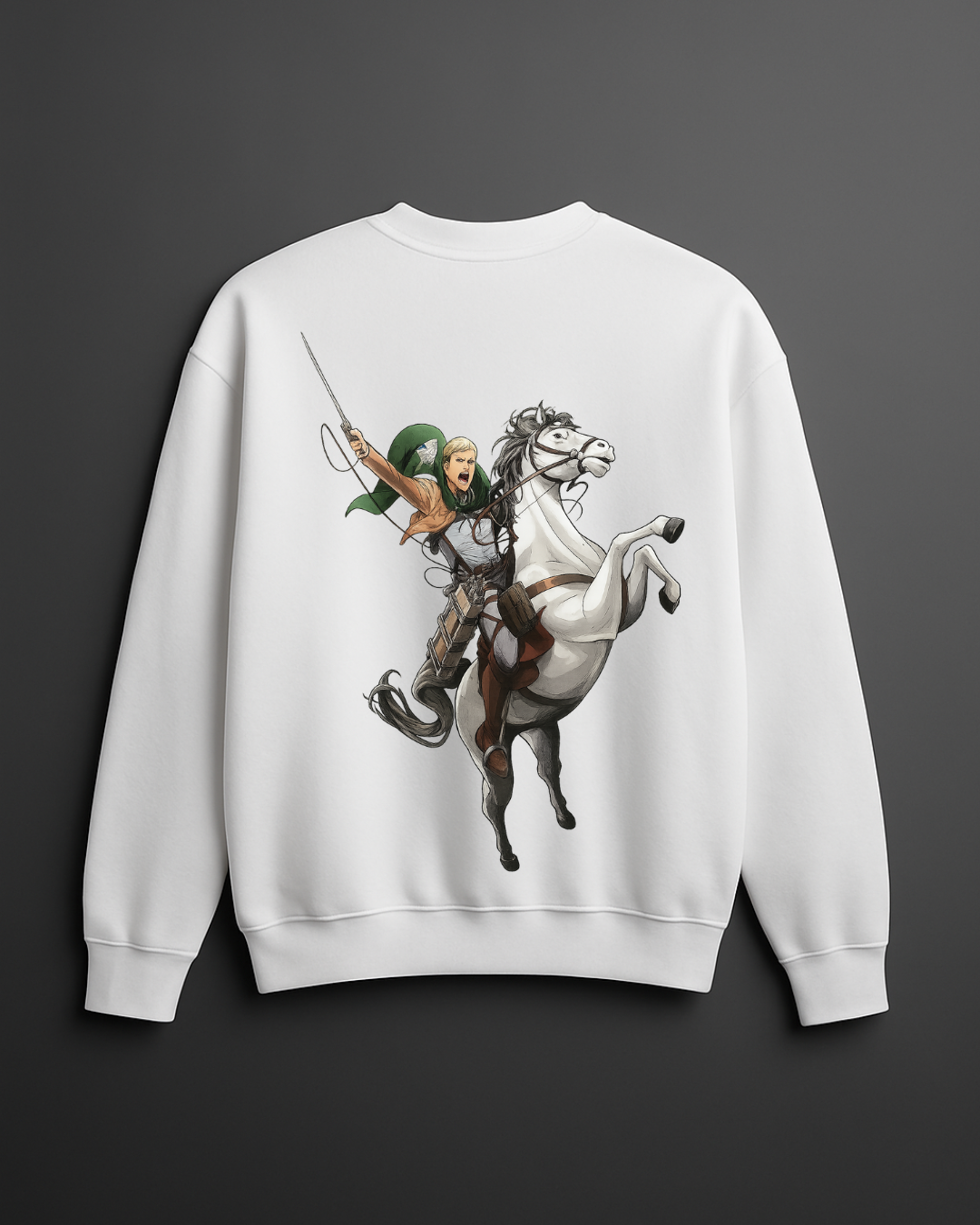 Erwin Smith Commander Portrait Sweatshirt | Attack on Titan Survey Corps
