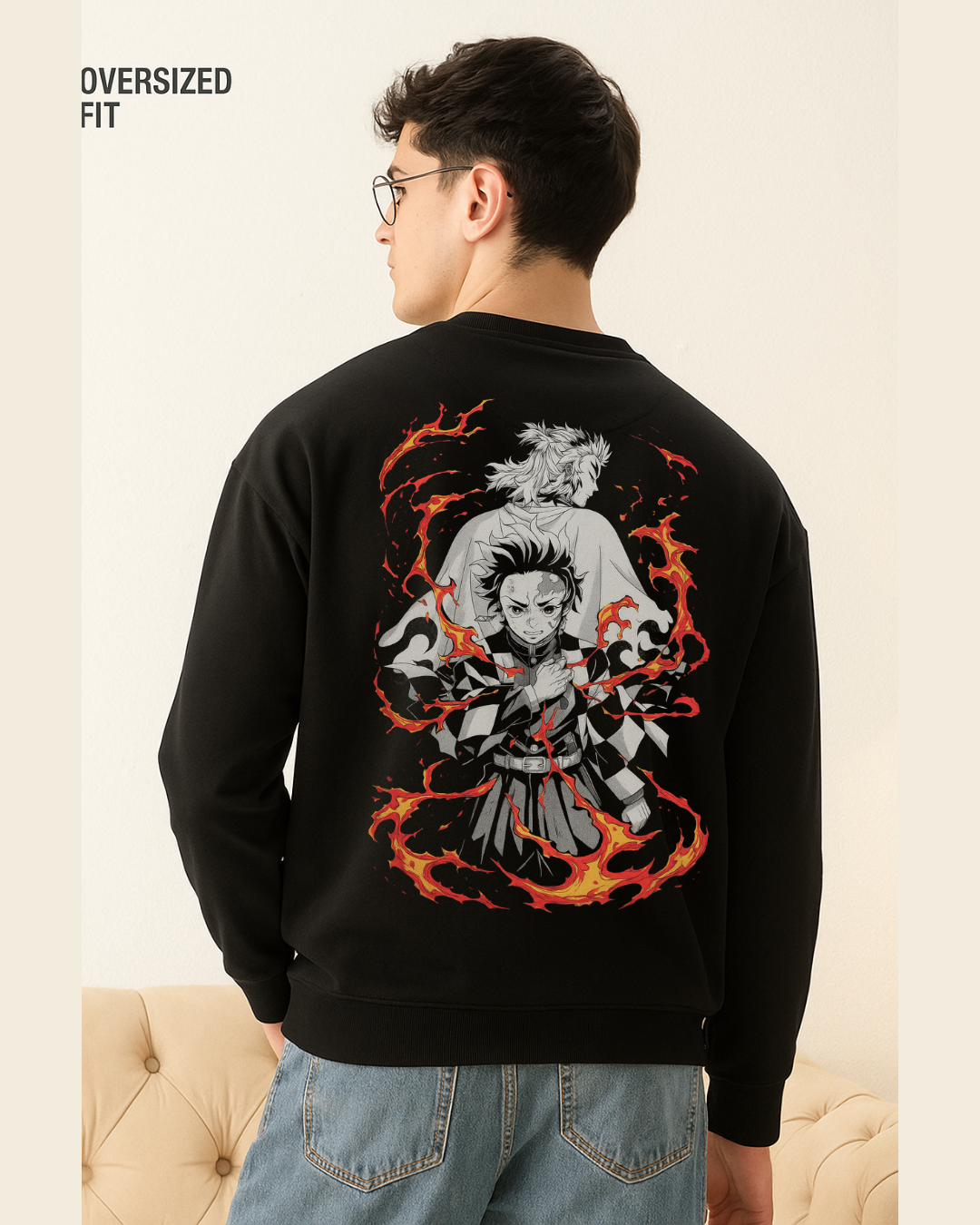 Tanjiro Hinokami Kagura Black Hoodie