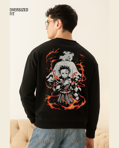 Tanjiro Hinokami Kagura Black Hoodie