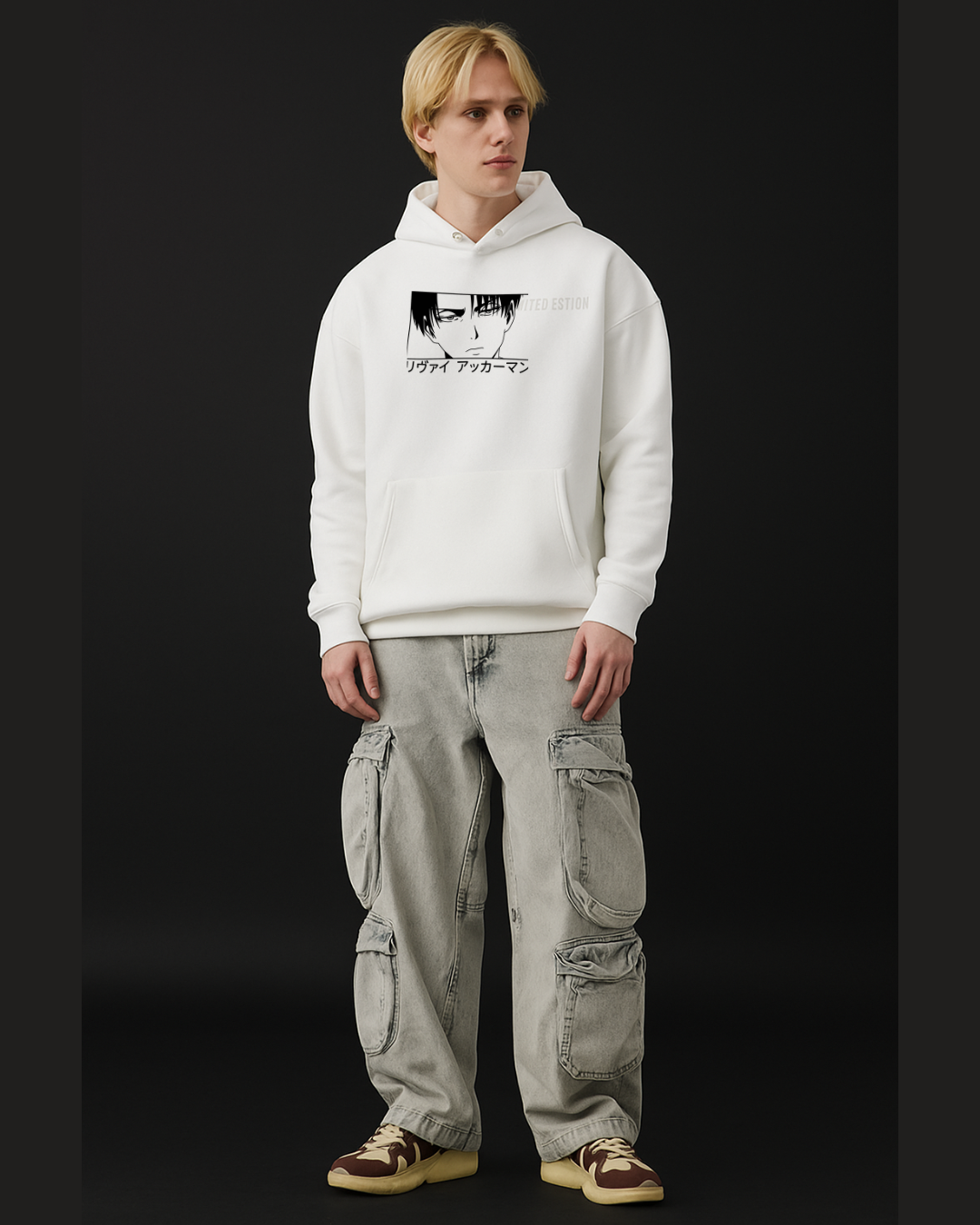 Levi Ackerman Action Manga Panel Hoodie | Attack on Titan Survey Corps