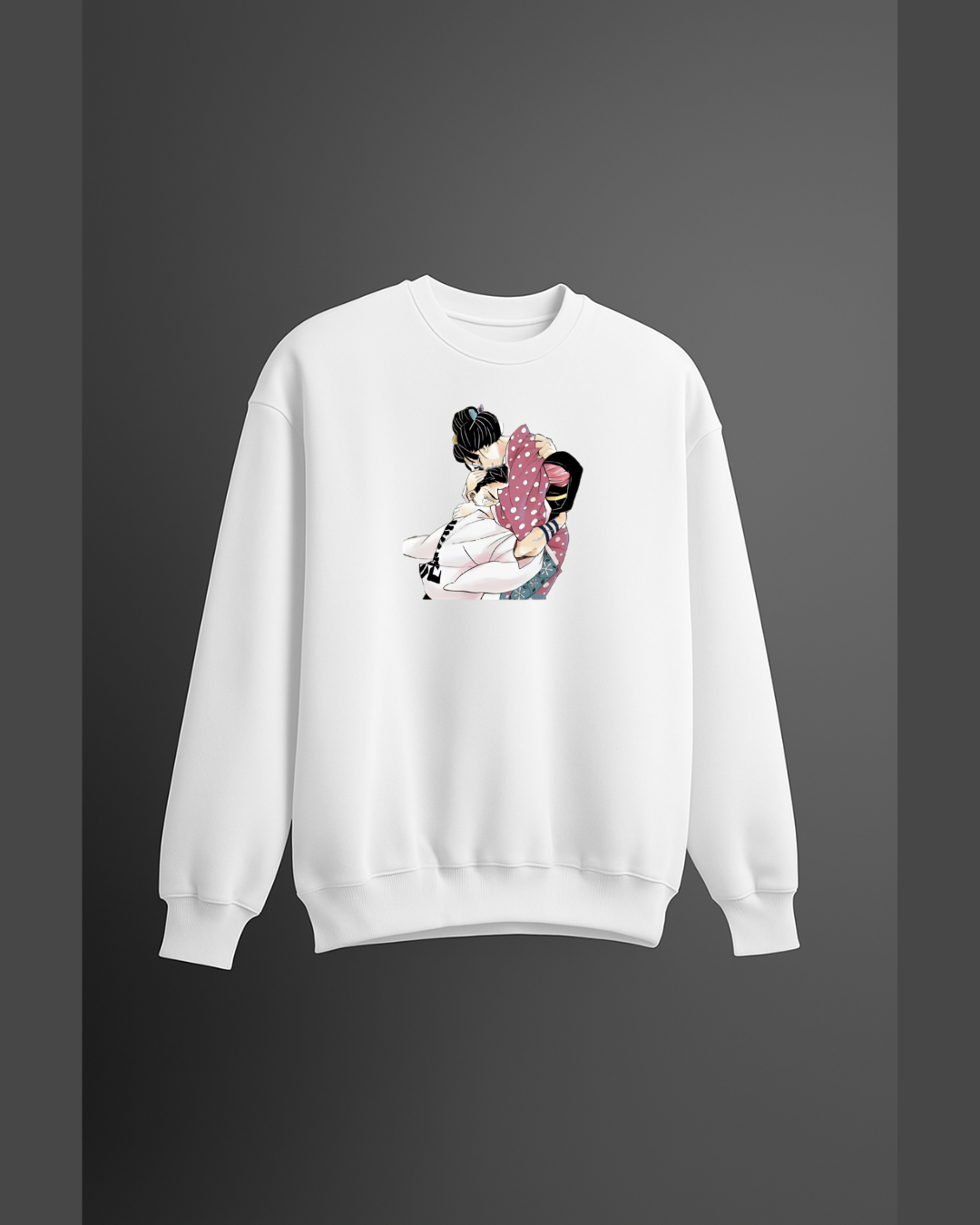 Akaza Half-Face Character Sweatshirt