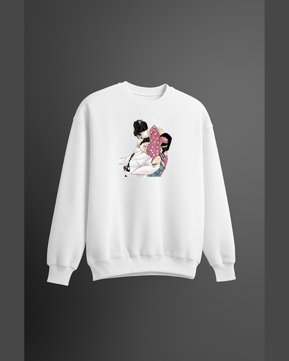 Akaza Half-Face Character Sweatshirt
