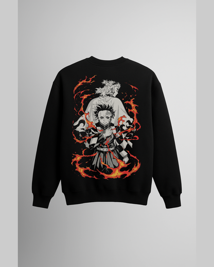 Tanjiro Hinokami Kagura Black Hoodie