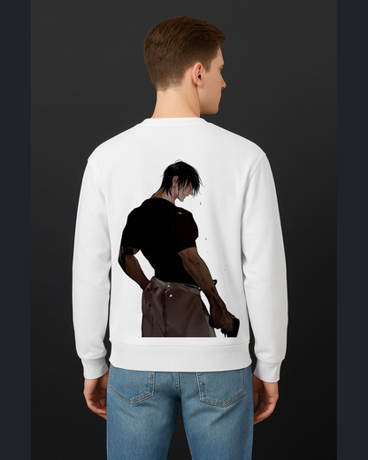 Megumi Fushiguro Eyes & Divine Dogs Kanji Sweatshirt