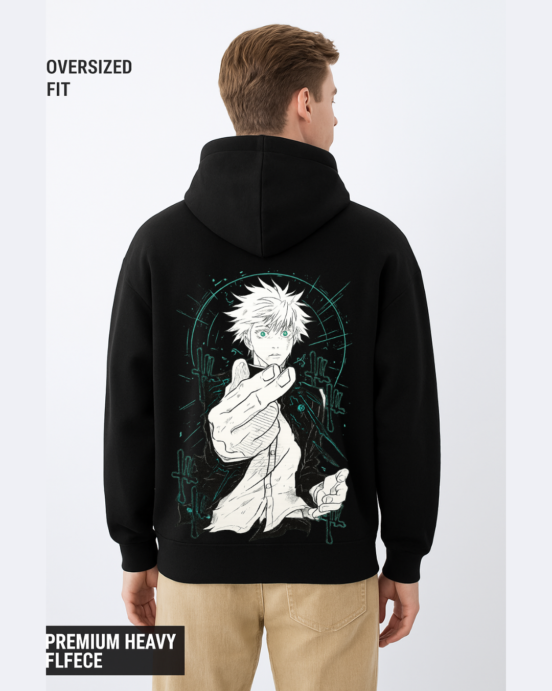 Satoru Gojo Domain Expansion Limitless Oversized Hoodie