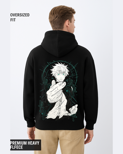 Satoru Gojo Domain Expansion Limitless Oversized Hoodie