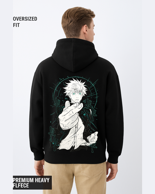 Satoru Gojo Domain Expansion Limitless Oversized Hoodie