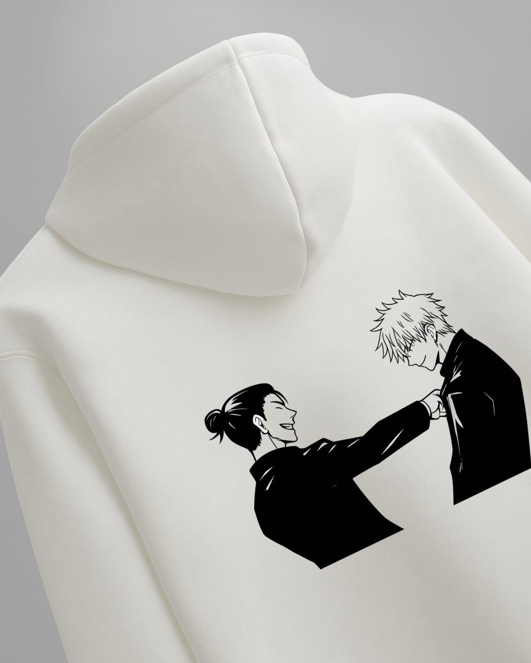 Gojo and Geto Black & White Best Friends Hoodie