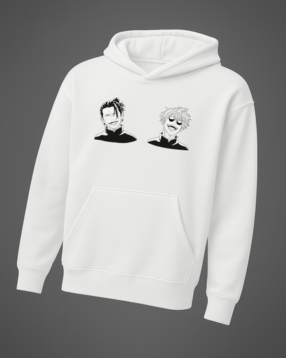 Gojo and Geto Black & White Best Friends Hoodie