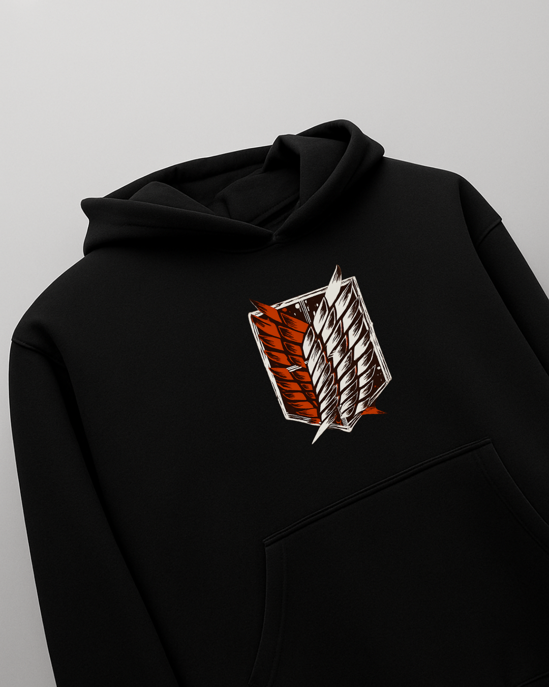 Eren Yeager & Attack Titan Duality Black Hoodie