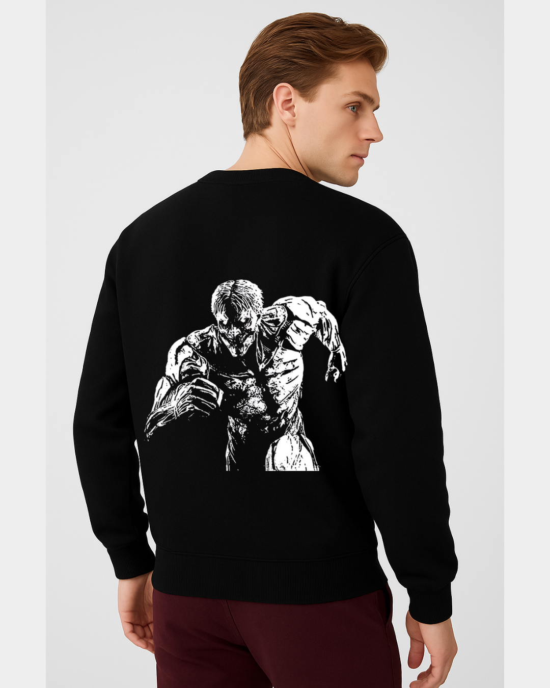 Attack on Titan Armored Titan Run Black Sweatshirt