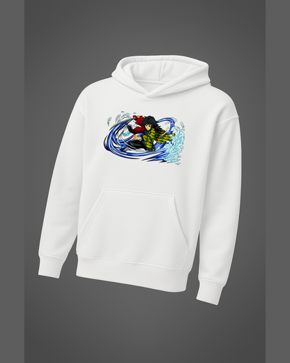 Giyu Tomioka Edition White Hoodie