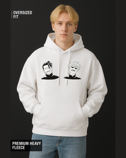 Gojo and Geto Black & White Best Friends Hoodie