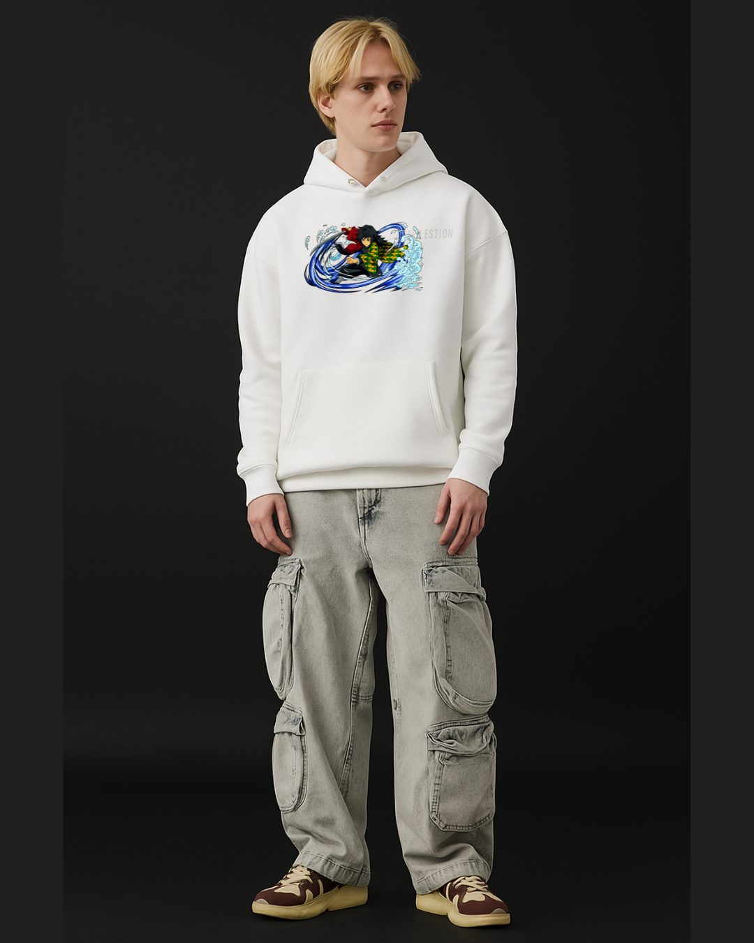 Giyu Tomioka Edition White Hoodie