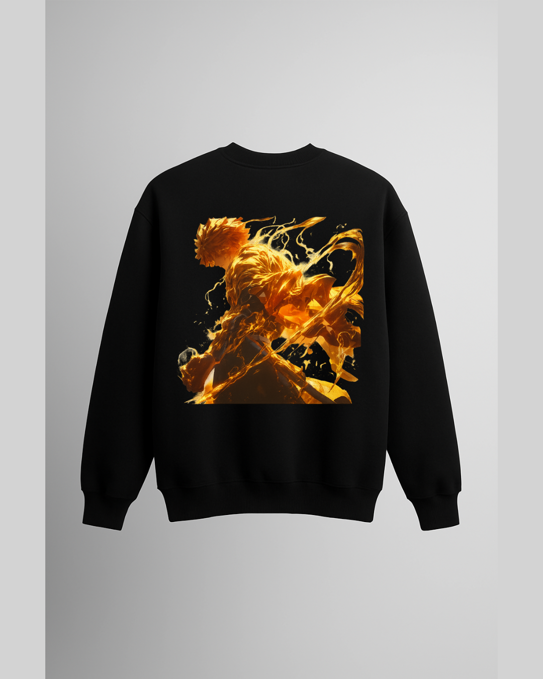 Zenitsu Thunder Breathing Oversized Crewneck