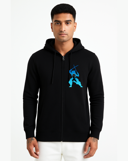 Inosuke Hashibira Boar Mask & Swords Zipper