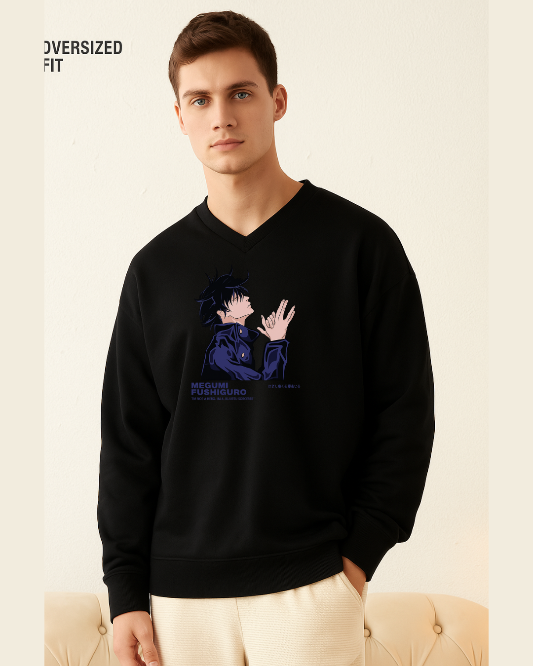 Megumi & Divine Dogs Oversized Sweatshirt