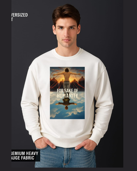 Eren Yeager For Sake of Humanity Duality Sweatshirt