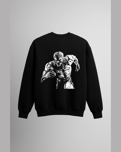 Attack on Titan Armored Titan Run Black Sweatshirt